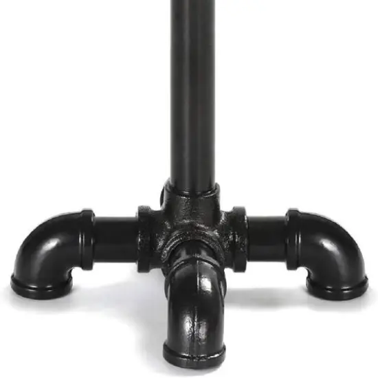 Black Standing Kitchen Industrial Pipe Paper Towel Holder {3}