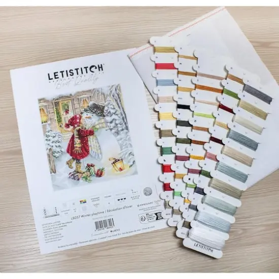 Letistitch Winter Playtime Counted Cross Stitch Kit {11}