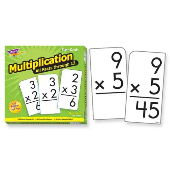 Trend Enterprises&reg; Multiplication 0-12 All Facts Flash Cards {3}