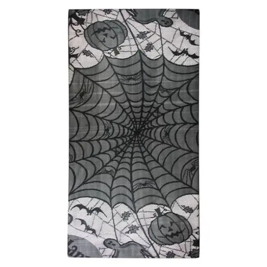DII&reg; 72" Happy Halloween Lace Tablecloth {6}
