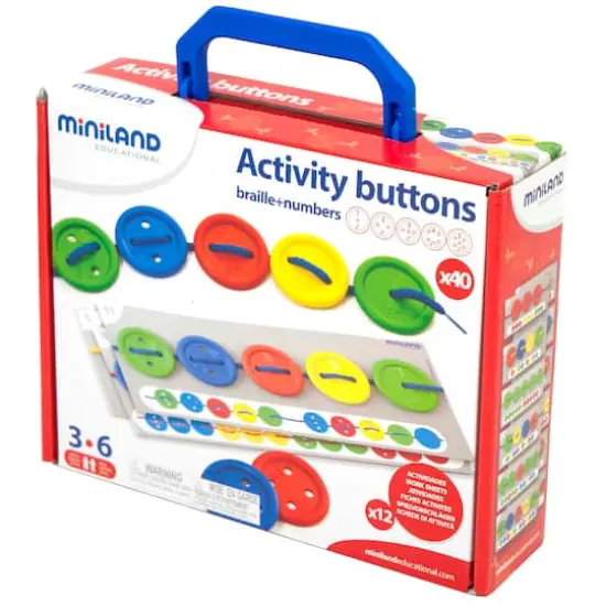 Miniland Activity Buttons, 57 Pieces {1}