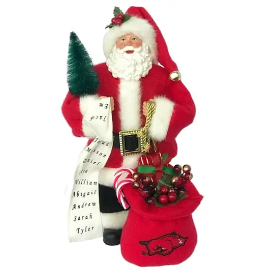 12" Santa's Workshop Arkansas Santa Figurine {1}