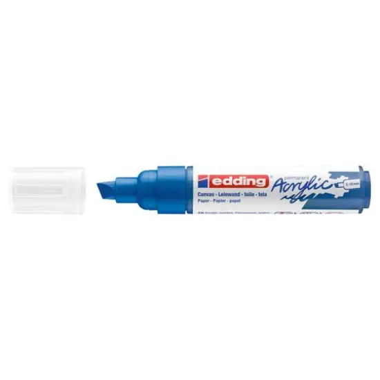 edding&reg; 5000 Broad Acrylic Marker Gentian Blue {4}