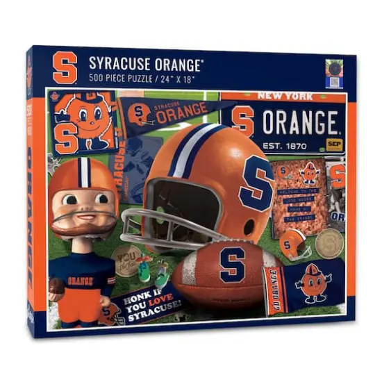 College Team Retro Series 500 Piece Puzzle Syracuse Orange {1}