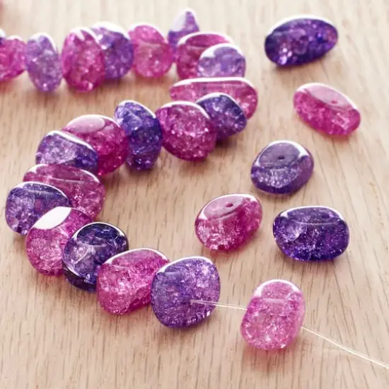 Amethyst Crackle Quartz Nugget Beads by Bead Landing&trade; {3}