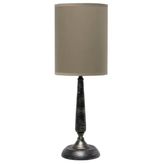 Simple Designs 23" Traditional Candlestick Table Lamp Oil Rubbed Bronze {1}