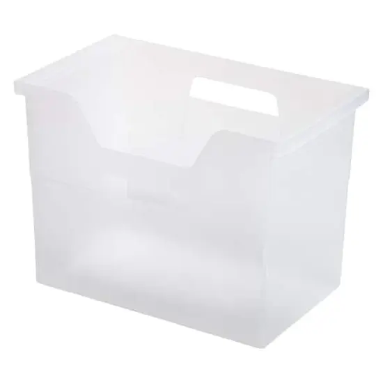 IRIS&reg; Large Open Top Plastic File Box {1}