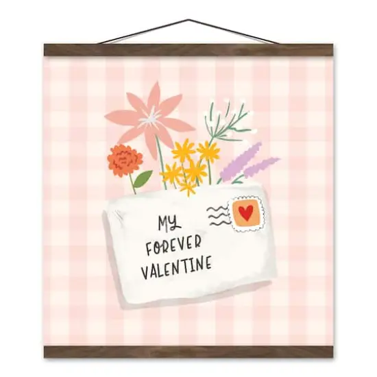 My Forever Valentine Teak Hanging Wall Art {1}