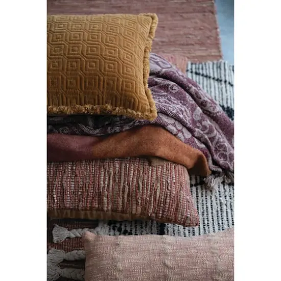 Hello Honey&reg; Paisley Pattern Recycled Cotton Throw Blanket {5}