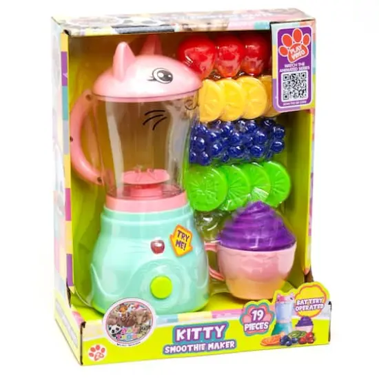Zoo Troop Kitty Smoothie Maker Animal Themed Kitchen Playset {8}