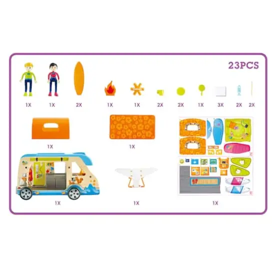 Hape Adventure Van Playset {5}