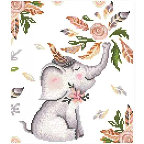 Diamond Dotz&reg; Intermediate Flower Shower Diamond Painting Kit {3}