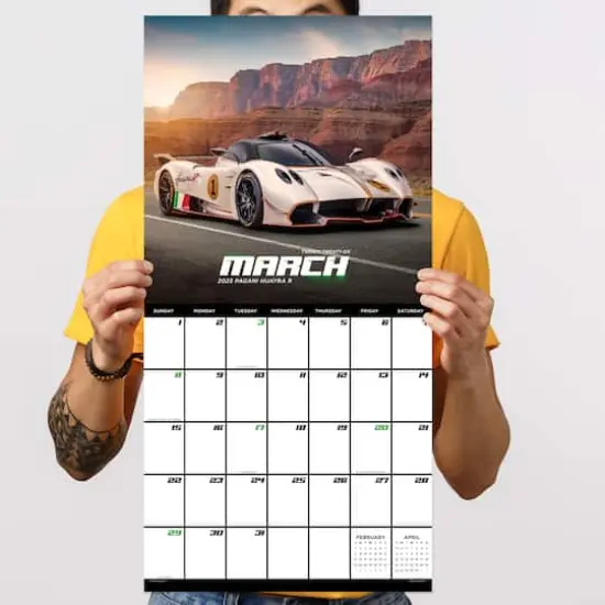 2026 Dream Cars Wall Calendar {5}