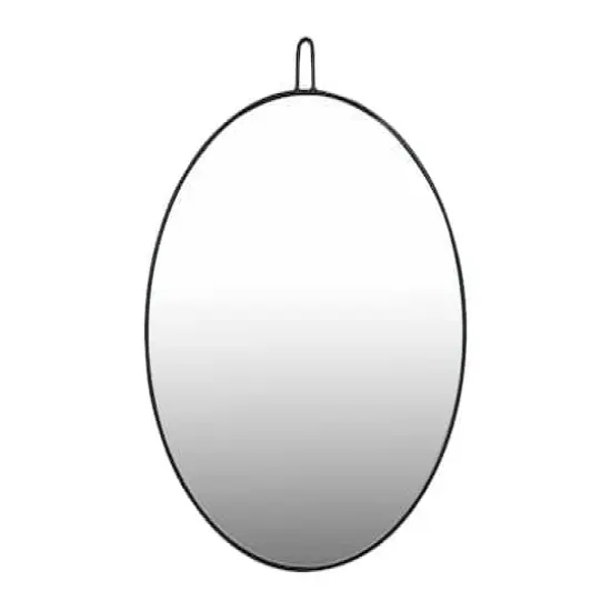 23.5" Round Metal Framed Wall Mirror with Hanger {1}