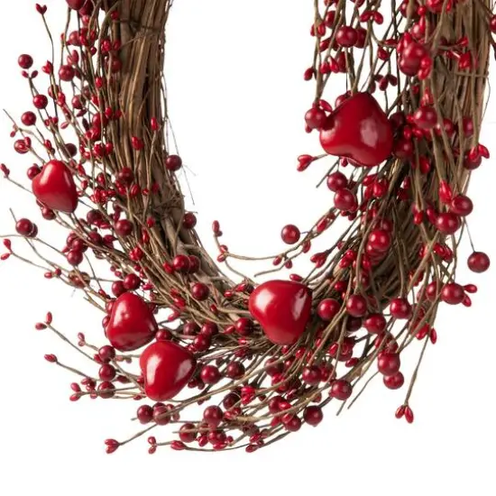 Glitzhome&reg; 18" Valentine's Berry Wreath {7}