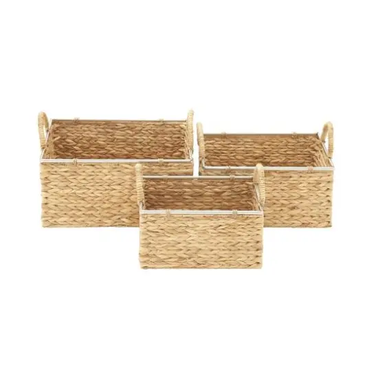 Sea Grass Contemporary Storage Basket Set {1}