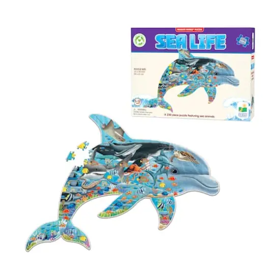 Wildlife World Puzzle - Sea Life: 200 Pcs {4}