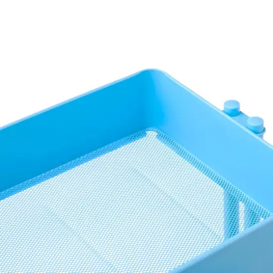 Lexington 3-Tier Rolling Cart by Simply Tidy&reg; Cerulean {4}