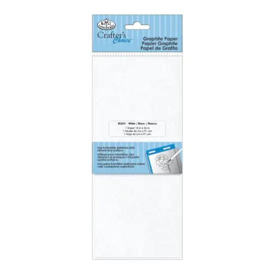 Royal & Langnickel&reg; White Graphite Paper, 18" x 36" {1}