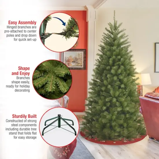 6ft. Unlit North Valley&trade; Spruce Medium Artificial Christmas Tree {7}
