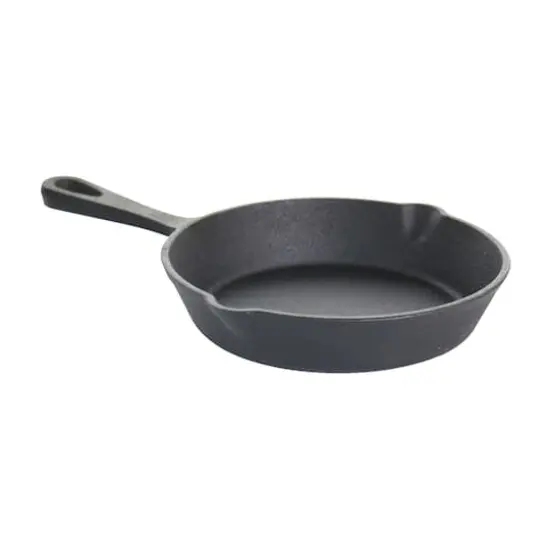 MegaChef Pre-Seasoned 3 Piece Cast Iron Skillet Set {5}
