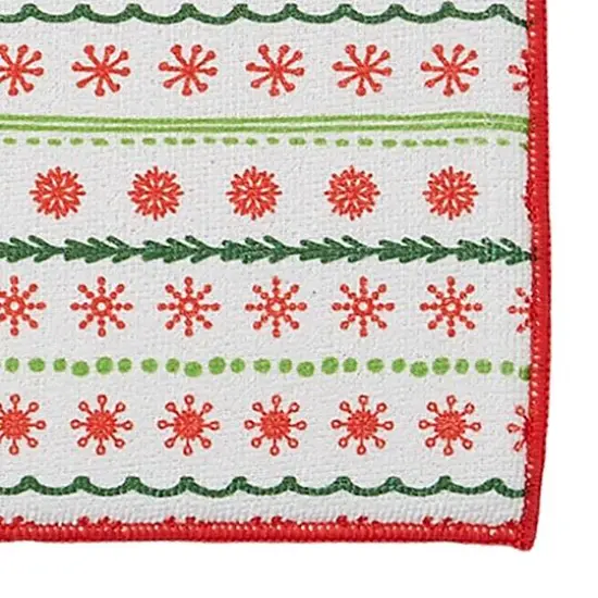 DII&reg; Snowflakes Dish Drying Mat Set, 2ct. {4}