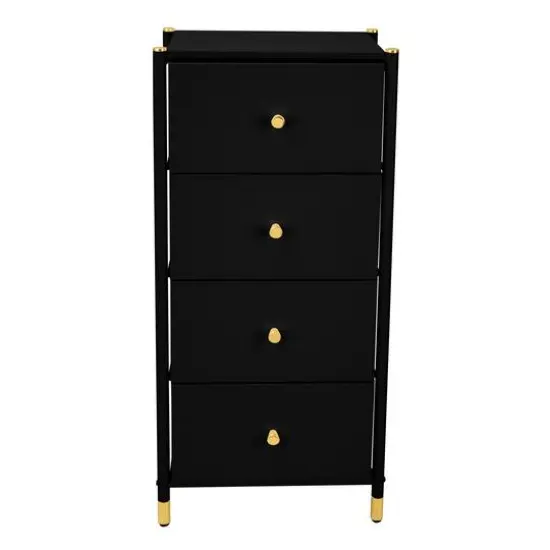 Simplify 4 Drawer Luxury Dresser White {2}