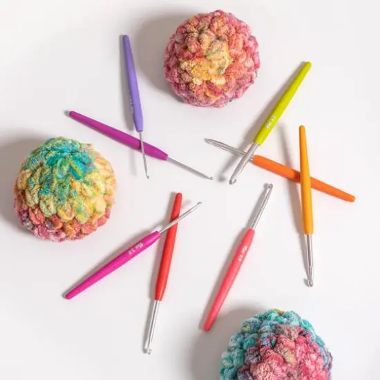 Prym&reg; Soft Grip Aluminum Crochet Hook Set, A-J {12}