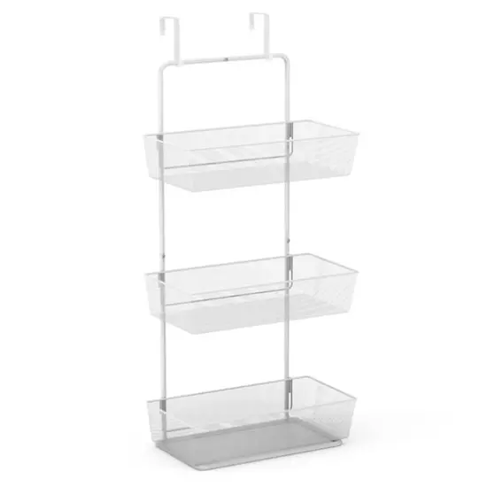 NEX&trade; 15" Over the Door Basket Organize White {1}