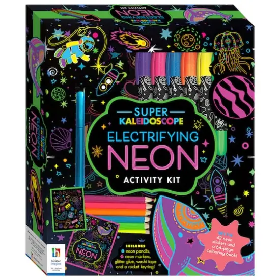 Hinkler Super Kaleidoscope Electrifying Neon Activity Kit {1}