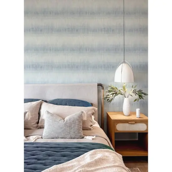 InHome Sanctuary Blue Peel & Stick Wallpaper {3}