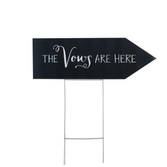 Hortense B. Hewitt Co.&trade; Vows are Here Yard Sign {1}