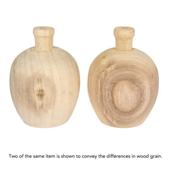 Hello Honey&reg; Paulownia Wood Vases Set {11}