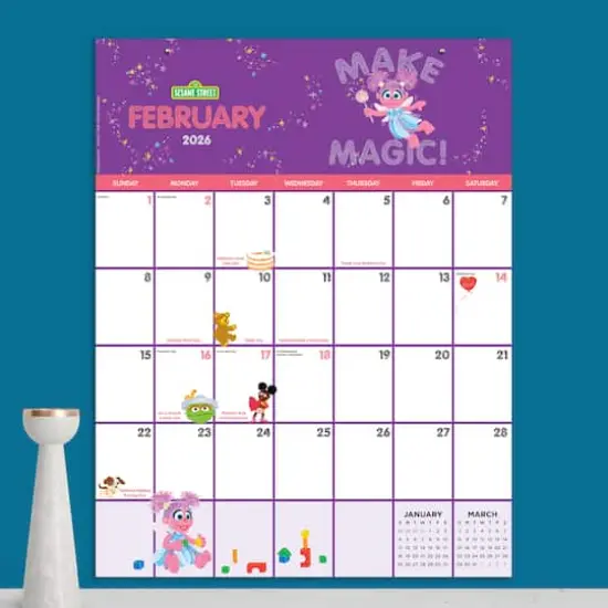 2026 Sesame Street Large Art Poster Wall Calendar {3}
