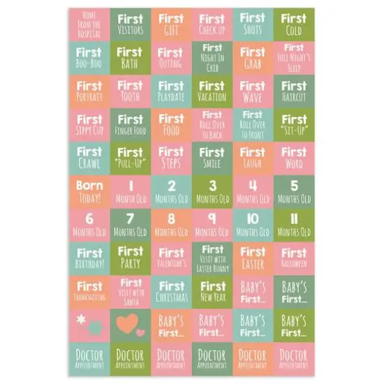 TF Publishing Baby's First Year Undated Keepsake Wall Calendar {8}