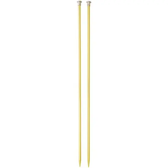Boye 14" Single Point Aluminum Knitting Needles, Size 8 {3}