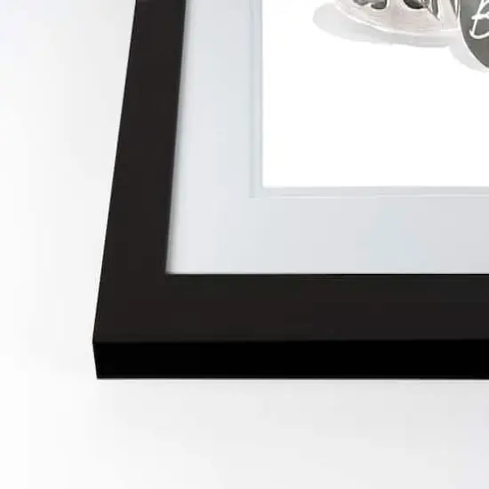 White Pumpkin Black Framed Print Wall Art {3}