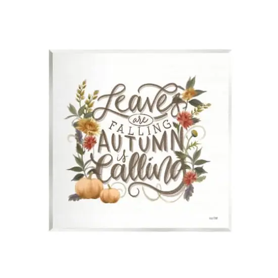 Stupell Industries Autumn is Calling Phrase Wall Plaque Art {1}
