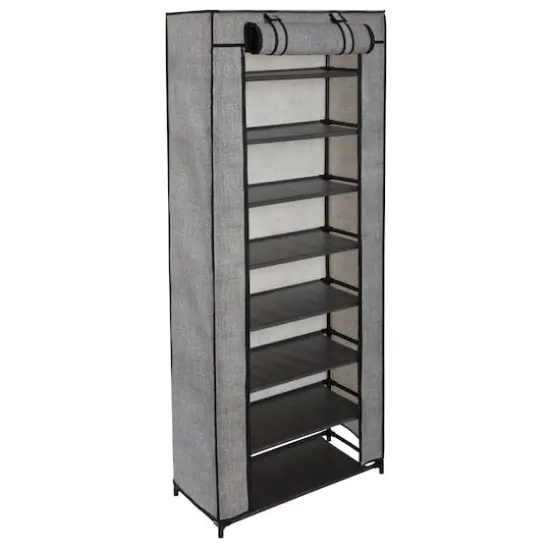 Simplify 8-Tier Shoe Organizer with Cover {4}