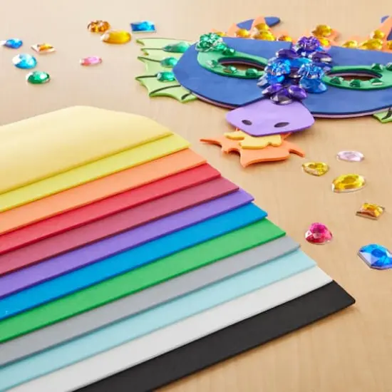 Brights 6" x 9" Foam Sheets Value Pack by Creatology&trade;, 65 Sheets {4}