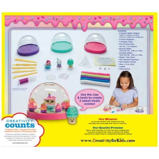 Creativity for Kids&reg; Make Your Own Water Globes Sweet Treats {12}