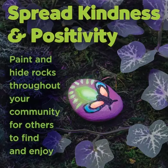 Faber-Castell&reg; Glow in the Dark Rock Painting Kit {7}