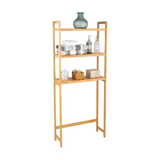 Organize It All Bamboo Over the Toilet Storage Space Saver {8}