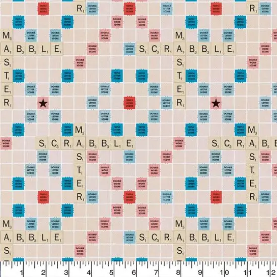 Scrabble Master Precut Cotton Fabric {3}