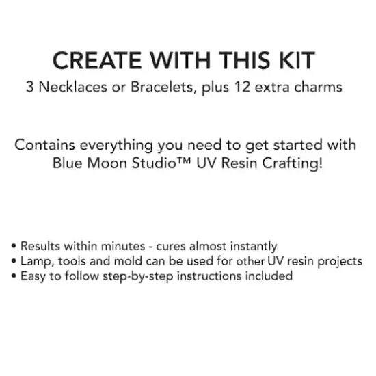Blue Moon Studio&trade; UV Resin Craft Deluxe Starter Kit {5}
