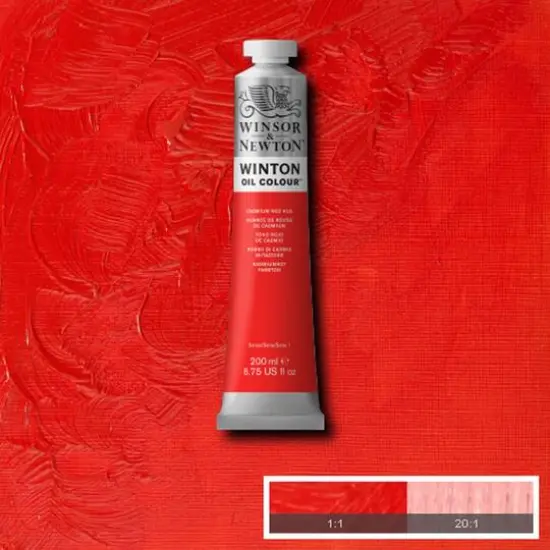 Winsor & Newton&trade; Winton 6.75oz. Oil Colour&trade; Paint Cadmium Red Hue {3}
