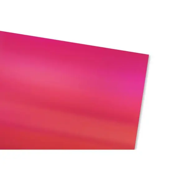 PA Vinyl Holographic Permanent Adhesive Vinyl Hot Pink {3}