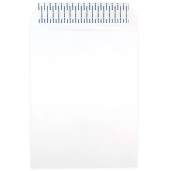 JAM Paper 9.5" x 12.5" White Open End Catalog Commercial Envelopes with Peel & Seal Closure {3}