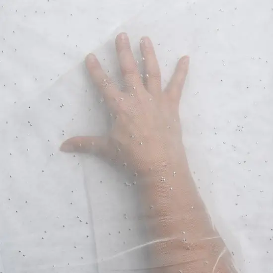 Feldman White with Pearls Mesh {4}