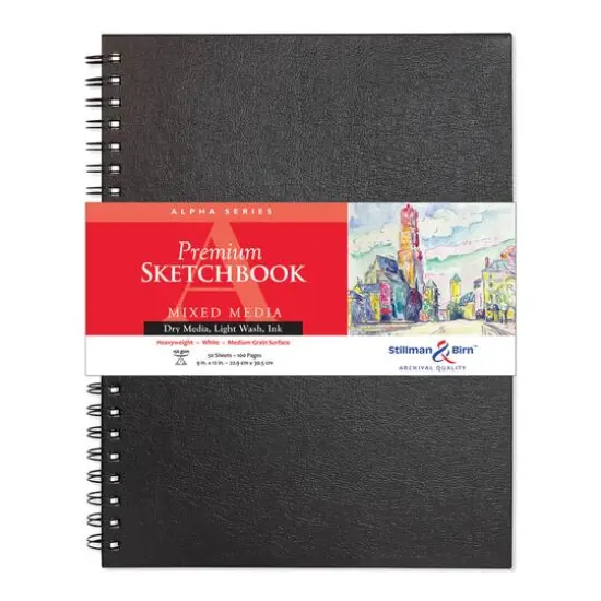 Stillman & Birn&trade; Alpha Series Premium Spiral Hardcover Mixed Media Sketchbook {1}